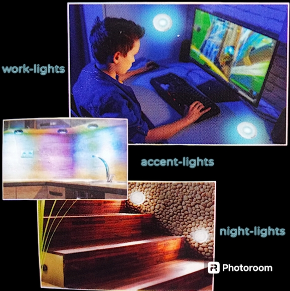 Color Changing LED Lights - 2 Pack with Remote Control, BELL+HOWELL - Picture 8 of 8